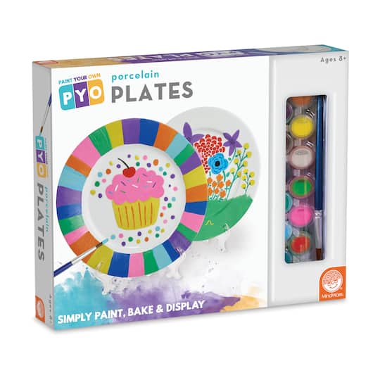 Paint Your Own Porcelain Plates By Mindware | 13" x 10.5" x 2" | Michaels®